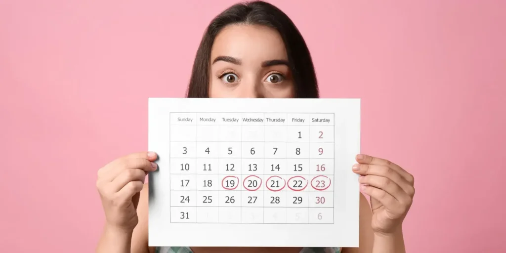 Mujer calendario