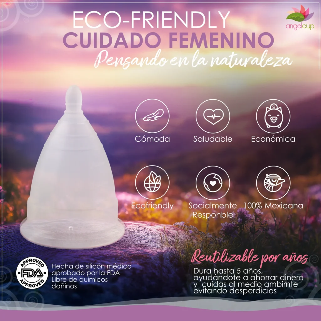 Copa Menstrual Ecológica Angelcup Transparente