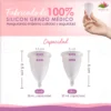 Tallas Copa Menstrual Angelcup Cristal