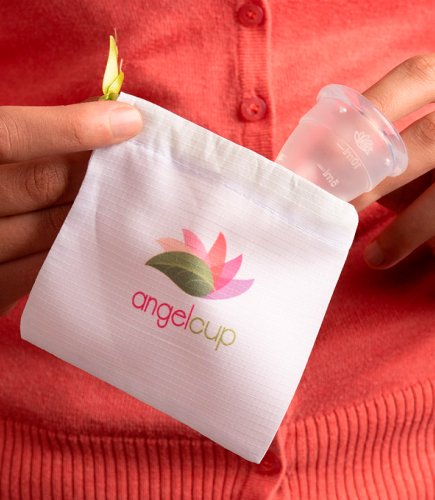 Copa Menstrual Angelcup Cristal Bolsita PET