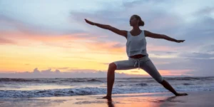 mujer haciendo ejercicio