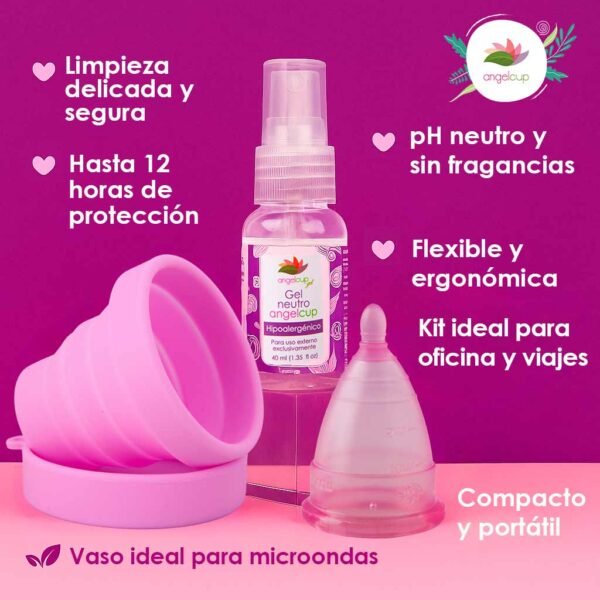 Kit copa menstrual