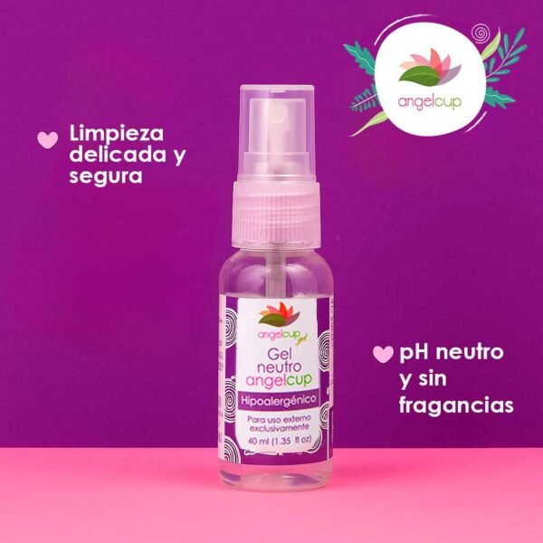 Copa menstrual gel limpieza