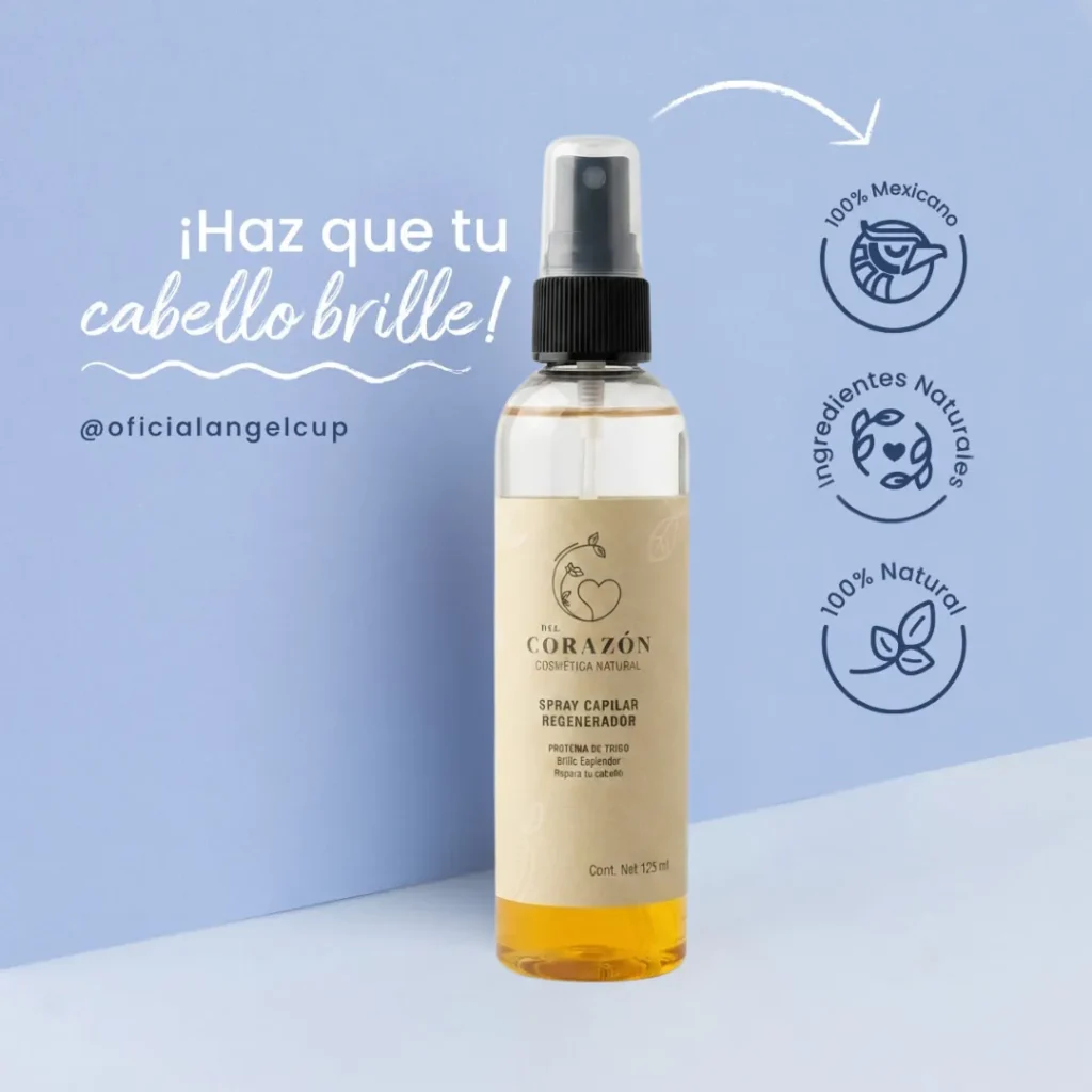 Spray Capilar Regenerador | Proteína de Trigo y Silicón | Angelcup