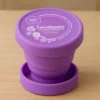 vaso esterilizador de copa menstrual morado