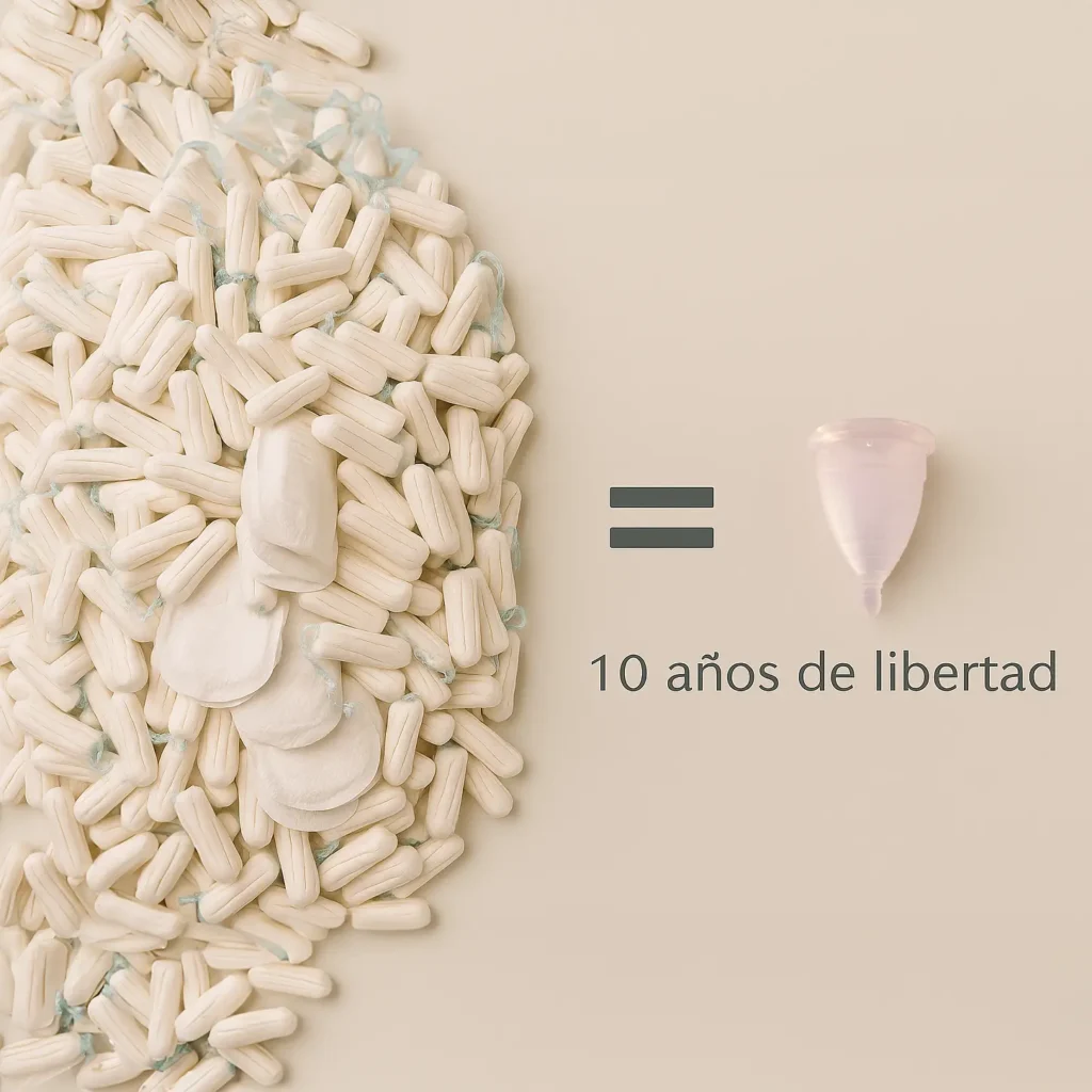 Tampones y copas menstruales