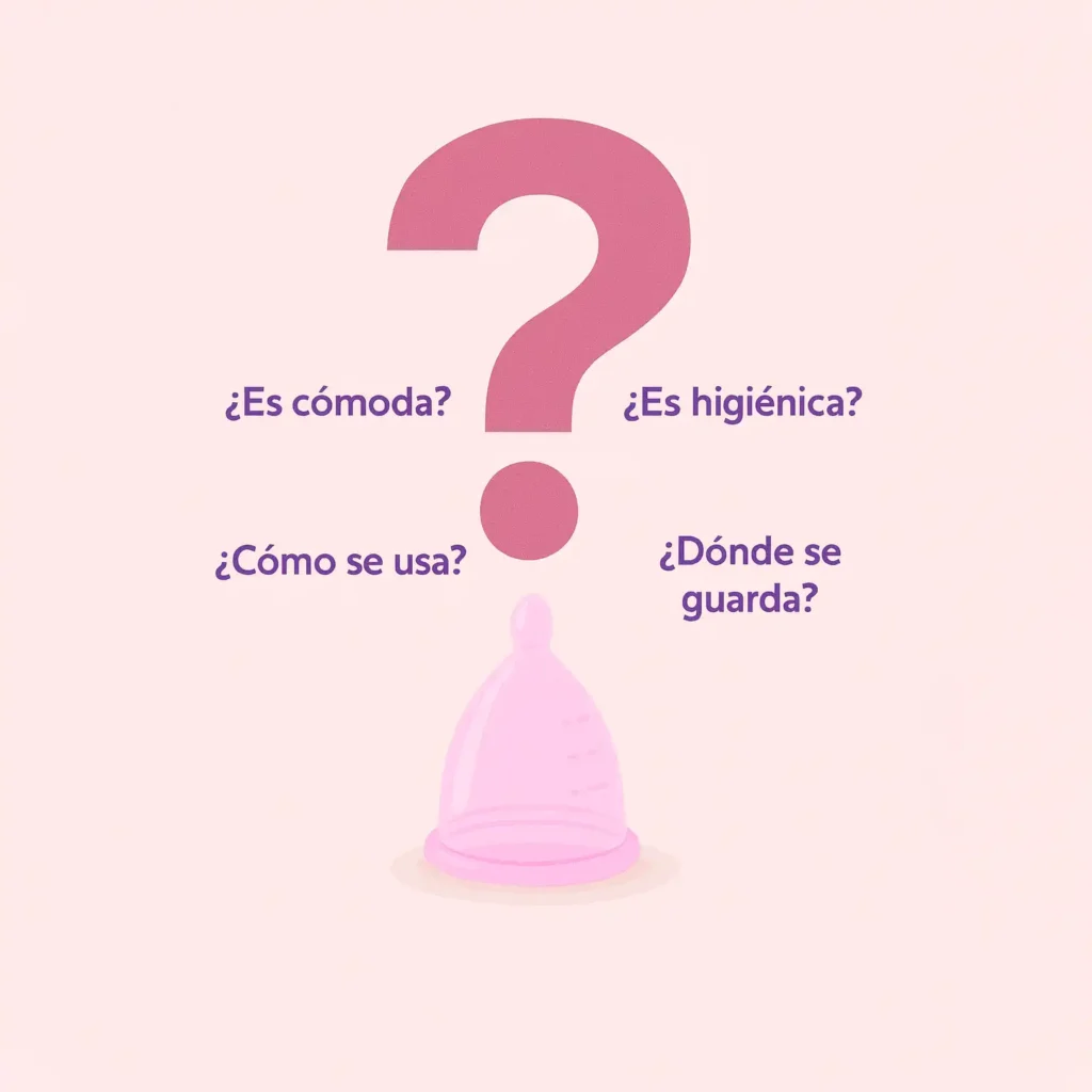 Ilustración representando las dudas comunes de las principiantes.