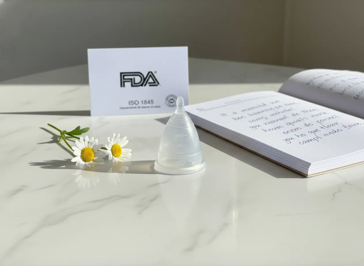 Copas menstruales certificadas fda