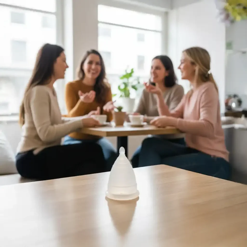 Requisitos para ser embajadora Angelcup: mujeres compartiendo experiencias y alegría