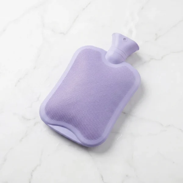 Bolsa de agua morado pastel Angelcup para dolor lumbar y muscular